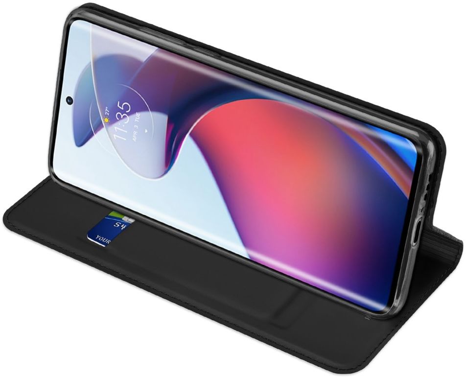 Dux Ducis Skin Pro Motorola Moto Edge 30 Fusion Hoesje Zwart afbeelding 7