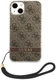 Guess Apple iPhone 14 Hoesje Hard Case Brown 4G Print afbeelding 2