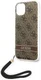Guess Apple iPhone 14 Hoesje Hard Case Brown 4G Print afbeelding 4