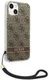 Guess Apple iPhone 14 Hoesje Hard Case Brown 4G Print afbeelding 5