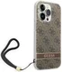 Guess Apple iPhone 14 Pro Max Hoesje Hard Case Brown 4G Print afbeelding 4