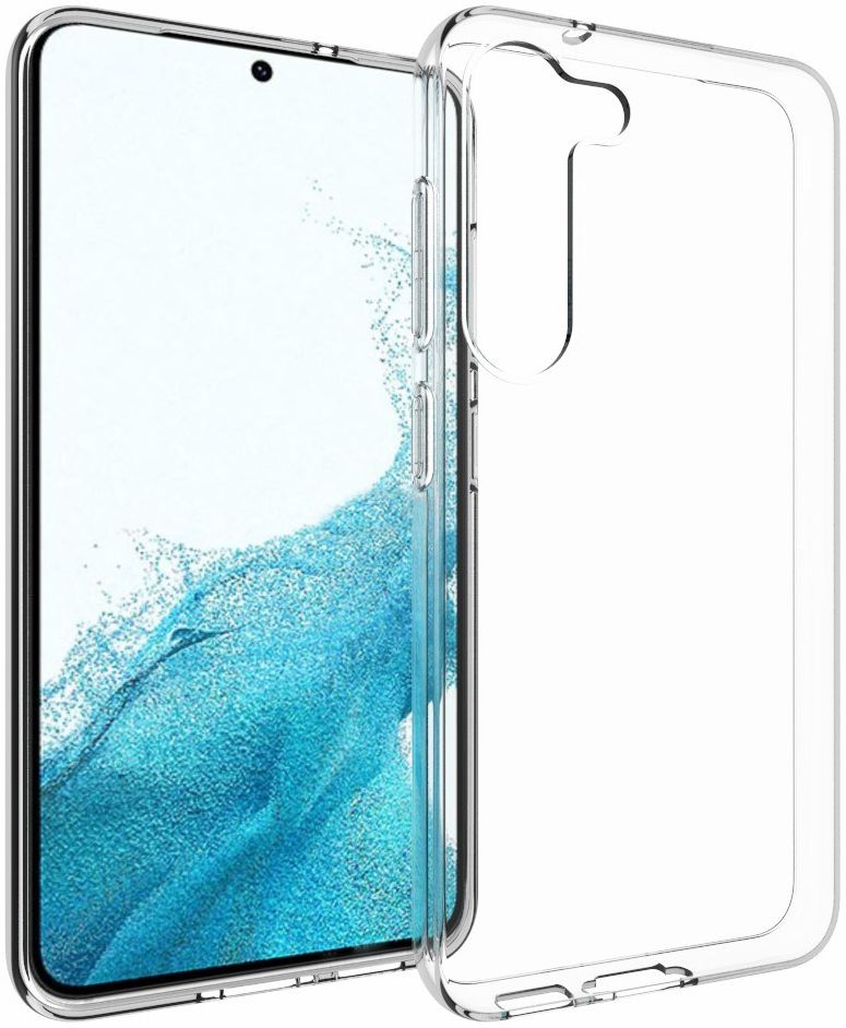 Samsung Galaxy S23 Hoesje Dun TPU Back Cover Transparant afbeelding 1