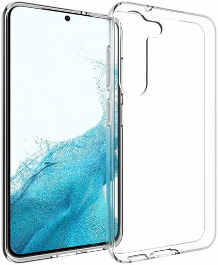 Samsung Galaxy S23 Hoesje Dun TPU Back Cover Transparant afbeelding 1