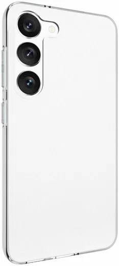 Samsung Galaxy S23 Hoesje Dun TPU Back Cover Transparant afbeelding 2