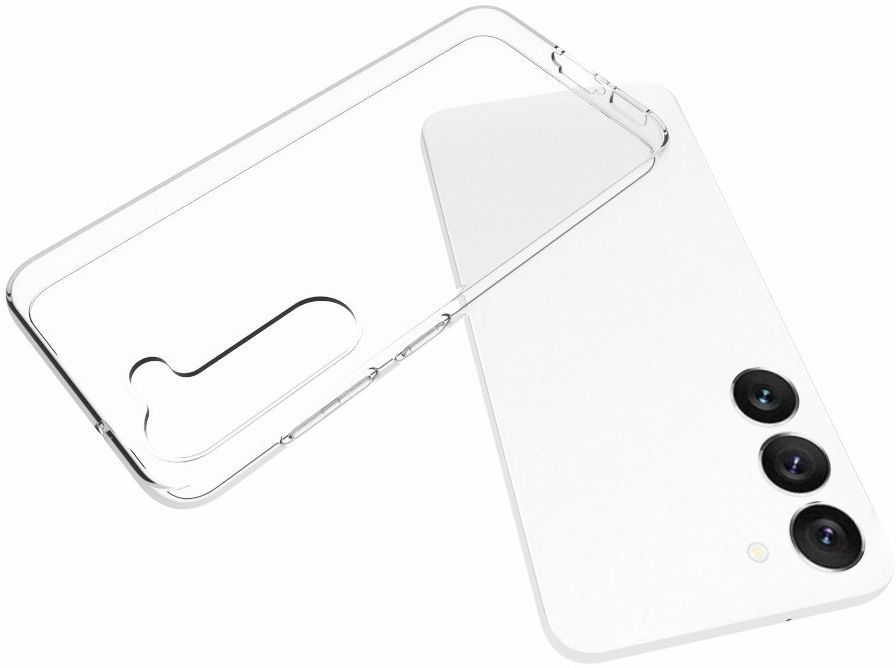 Samsung Galaxy S23 Hoesje Dun TPU Back Cover Transparant afbeelding 3