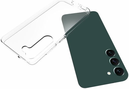 Samsung Galaxy S23 Plus Hoesje Dun TPU Back Cover Transparant afbeelding 5