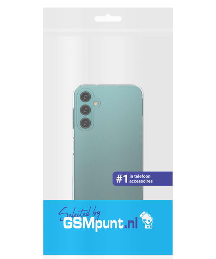 Samsung Galaxy A14 Hoesje Dun TPU Back Cover Transparant afbeelding 3