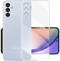 Samsung Galaxy A54 Hoesje Dun TPU Back Cover Transparant afbeelding