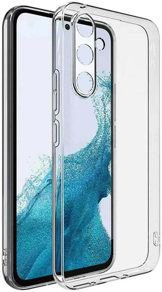 Samsung Galaxy A54 Hoesje Dun TPU Back Cover Transparant afbeelding 2