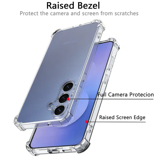 Samsung Galaxy S23 Hoesje Schokbestendig en Dun TPU Transparant afbeelding 6