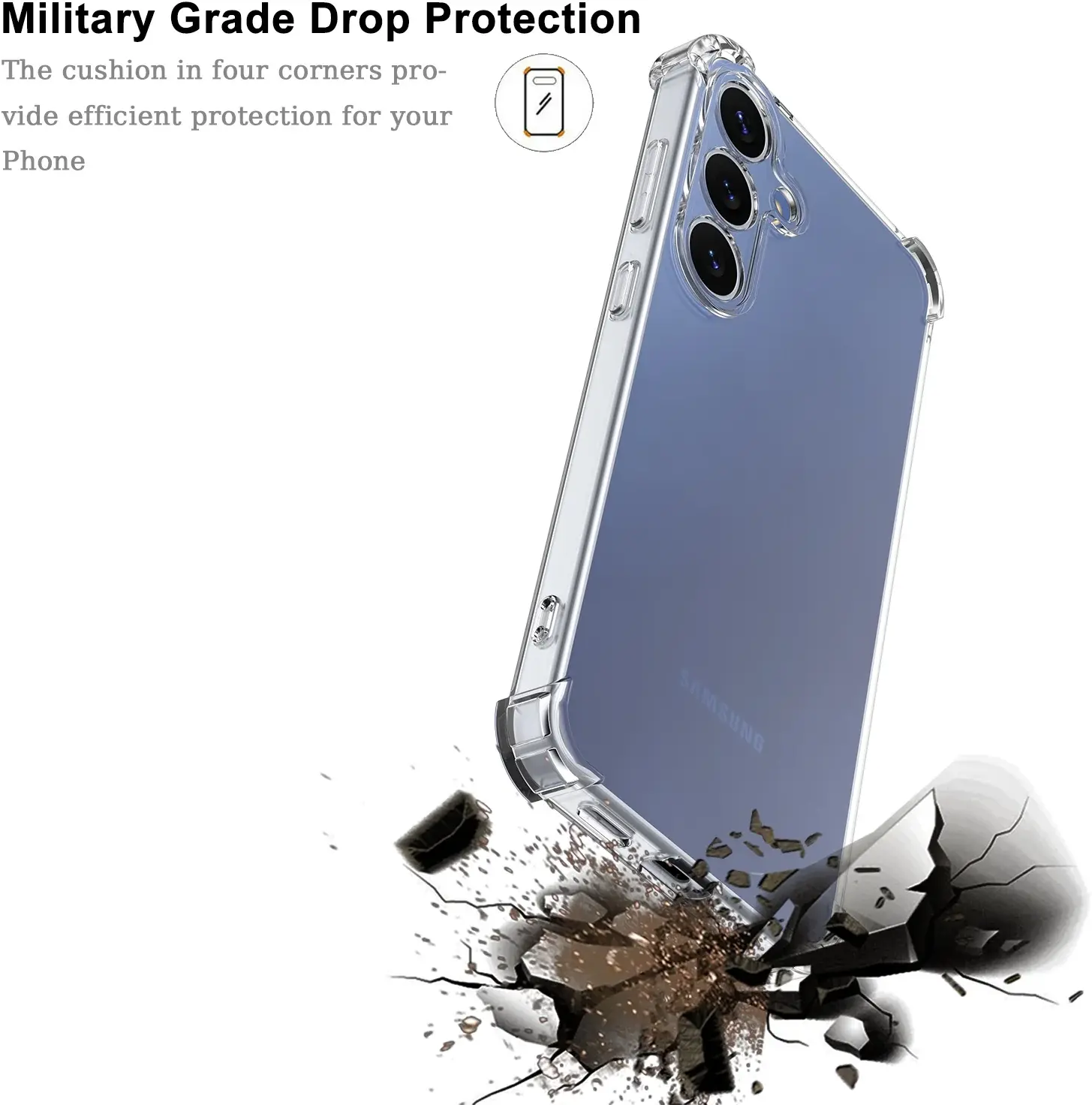 Samsung Galaxy S23 Plus Hoesje Schokbestendig en Dun TPU Transparant afbeelding 6