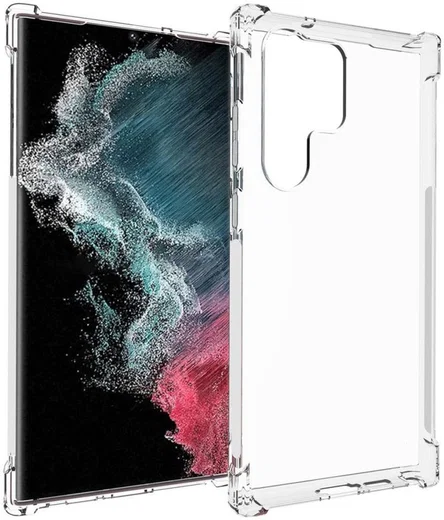 Samsung Galaxy S23 Ultra Hoesje Schokbestendig en Dun TPU Transparant afbeelding 13
