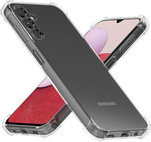 Samsung Galaxy A14 Hoesje Schokbestendig en Dun TPU Transparant afbeelding 10