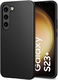 Samsung Galaxy S23 Plus Hoesje Dun TPU Matte Back Cover Zwart afbeelding 1