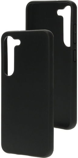 Samsung Galaxy S23 Plus Hoesje Dun TPU Matte Back Cover Zwart afbeelding 2