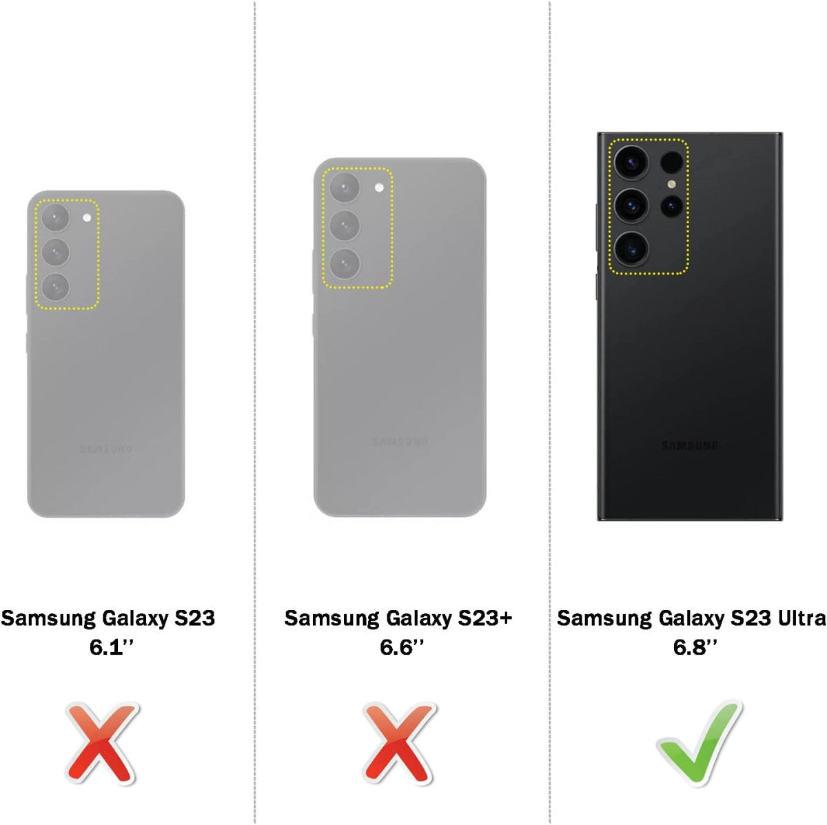 Samsung Galaxy S23 Ultra Hoesje Dun TPU Matte Back Cover Zwart afbeelding 7