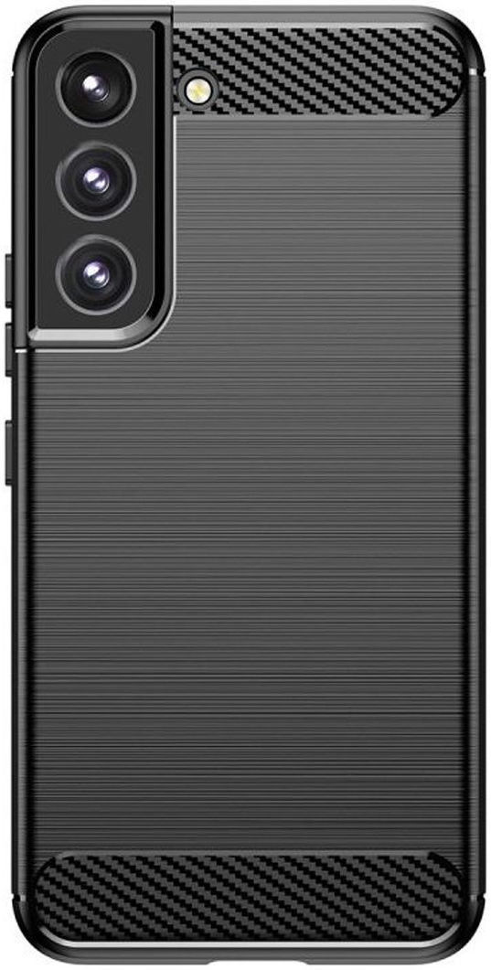 Samsung Galaxy S23 Plus Hoesje Geborsteld TPU Back Cover Zwart afbeelding 2