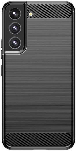 Samsung Galaxy S23 Plus Hoesje Geborsteld TPU Back Cover Zwart afbeelding 2
