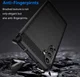 Samsung Galaxy A14 Hoesje Geborsteld TPU Flexibele Back Cover Zwart afbeelding 4