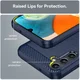 Samsung Galaxy A14 Hoesje Geborsteld TPU Flexibele Back Cover Blauw afbeelding 7