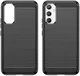 Samsung Galaxy A34 Hoesje Geborsteld TPU Flexibele Back Cover Zwart afbeelding 7