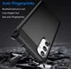 Samsung Galaxy A34 Hoesje Geborsteld TPU Flexibele Back Cover Zwart afbeelding 4