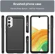 Samsung Galaxy A34 Hoesje Geborsteld TPU Flexibele Back Cover Zwart afbeelding 8