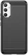 Samsung Galaxy A34 Hoesje Geborsteld TPU Flexibele Back Cover Zwart afbeelding 2