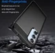 Samsung Galaxy A54 Hoesje Geborsteld TPU Flexibele Back Cover Zwart afbeelding 4