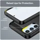 Samsung Galaxy A54 Hoesje Geborsteld TPU Flexibele Back Cover Zwart afbeelding 9
