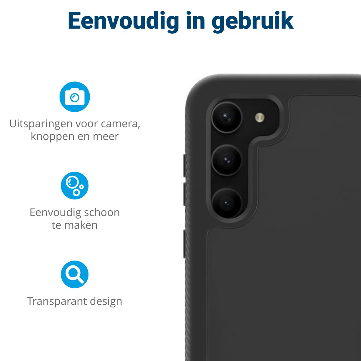 Samsung Galaxy S23 Hoesje Full Protect 360° Cover Hybride Rood afbeelding 5