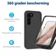 Samsung Galaxy S23 Plus Hoesje Full Protect 360° Cover Hybride Zwart afbeelding 2