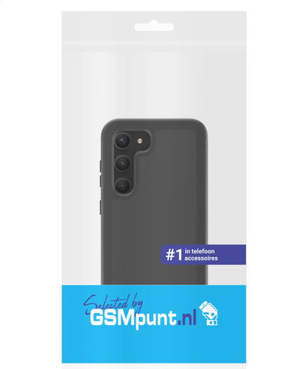 Samsung Galaxy S23 Plus Hoesje Full Protect 360° Cover Hybride Blauw afbeelding 10