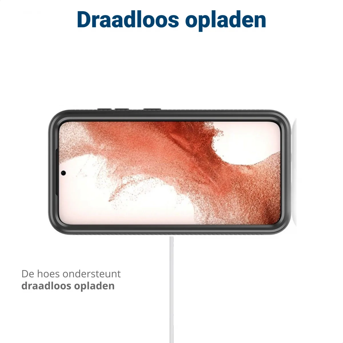 Samsung Galaxy S23 Plus Hoesje Full Protect 360° Cover Hybride Rood afbeelding 6