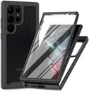 Samsung Galaxy S23 Ultra Hoesje Full Protect 360° Cover Hybride Zwart