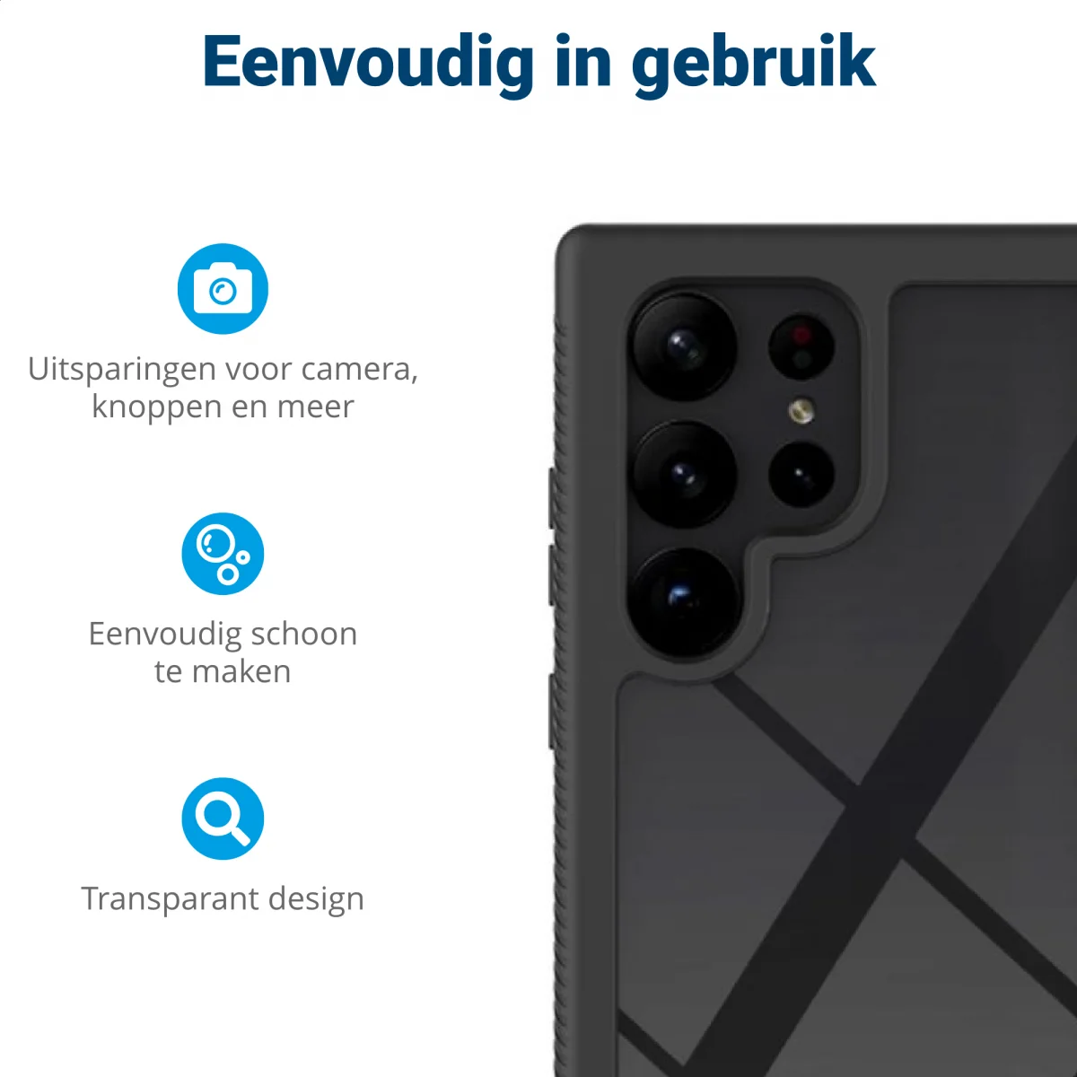 Samsung Galaxy S23 Ultra Hoesje Full Protect 360° Cover Hybride Rood afbeelding 5