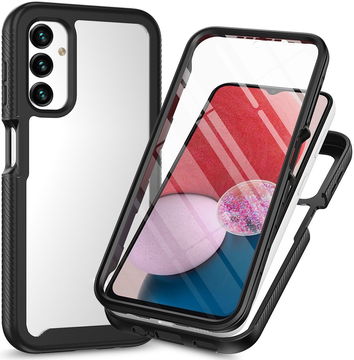 Samsung Galaxy A14 Hoesje Full Protect 360° Cover Hybride Zwart