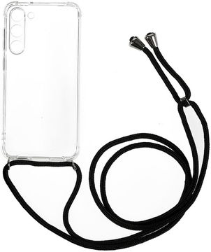 Samsung Galaxy S23 Hoesje met Koord Schokbestendig TPU Transparant