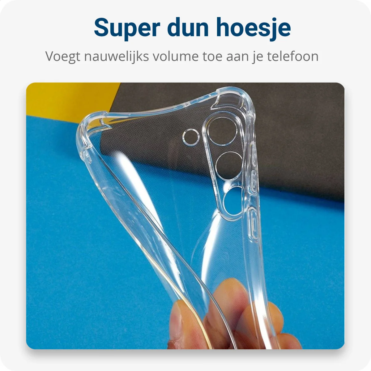 Samsung Galaxy S23 Hoesje met Koord Schokbestendig TPU Transparant afbeelding 5