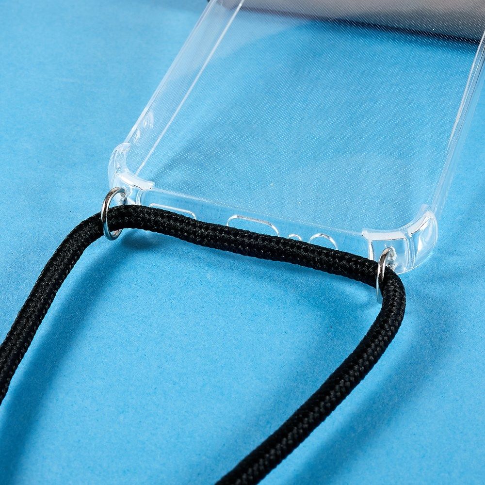 Samsung Galaxy A14 Hoesje met Koord Schokbestendig TPU Transparant afbeelding 12