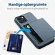 Samsung Galaxy S23 Plus Hoesje Slider Kaarthouder Back Cover Blauw afbeelding 7