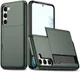 Samsung Galaxy S23 Plus Hoesje Slider Kaarthouder Back Cover Groen