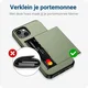 Samsung Galaxy S23 Plus Hoesje Slider Kaarthouder Back Cover Groen afbeelding 12