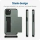 Samsung Galaxy S23 Ultra Hoesje met Slider Kaarthouder Groen afbeelding 14