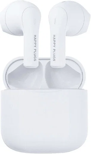 Happy Plugs Joy Bluetooth 5.2 Headset Draadloze Oordopjes Wit afbeelding 2