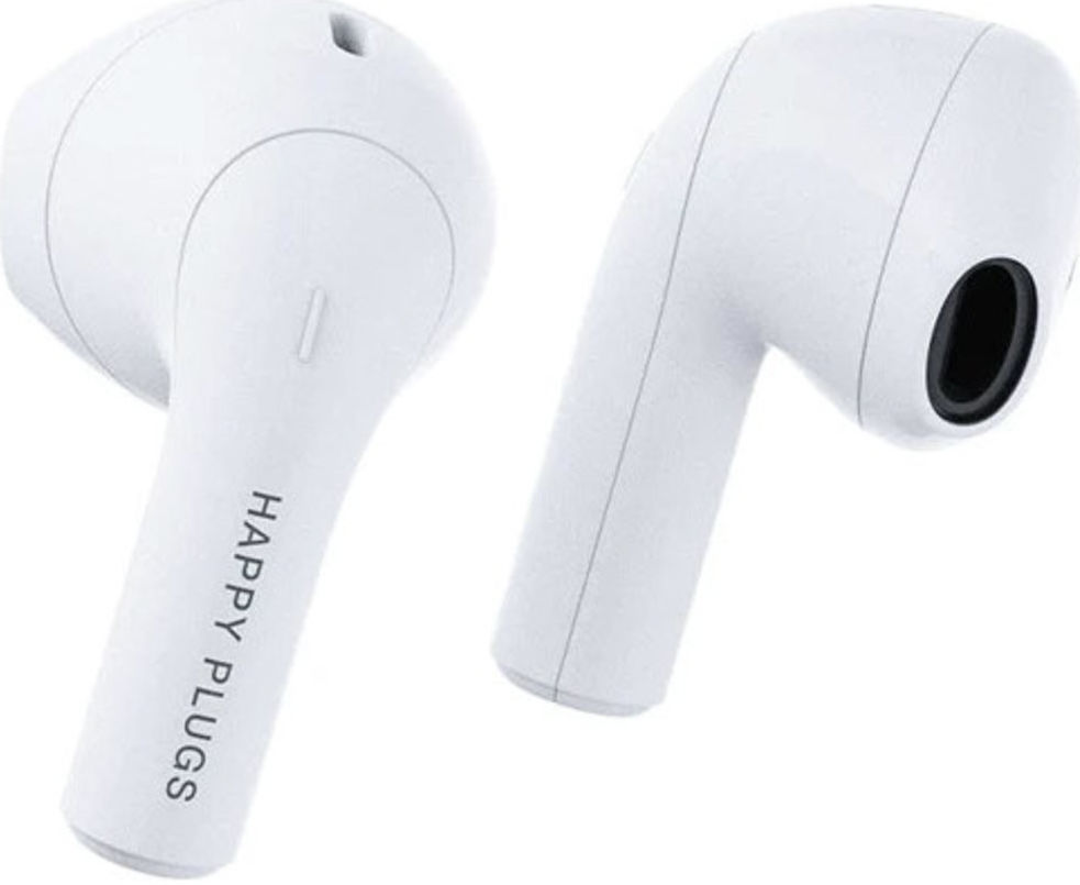 Happy Plugs Joy Bluetooth 5.2 Headset Draadloze Oordopjes Wit afbeelding 3