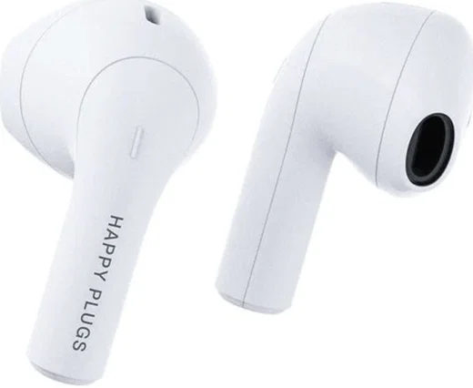 Happy Plugs Joy Bluetooth 5.2 Headset Draadloze Oordopjes Wit afbeelding 3