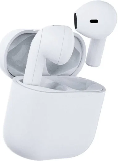 Happy Plugs Joy Bluetooth 5.2 Headset Draadloze Oordopjes Wit afbeelding 5
