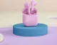 Happy Plugs Joy Bluetooth 5.2 Headset Draadloze Oordopjes Roze afbeelding 5