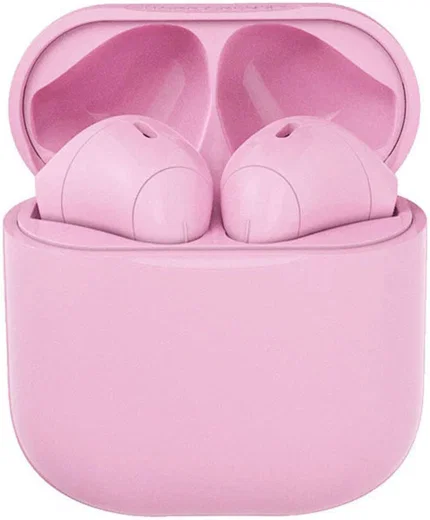 Happy Plugs Joy Bluetooth 5.2 Headset Draadloze Oordopjes Roze afbeelding 7